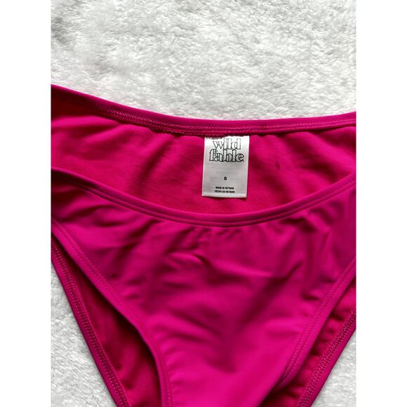 Wild Fable Bikini Bottom Pink Small - Picture 4 of 7